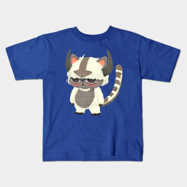 Appa Cat Kids T-Shirt by BBvineart